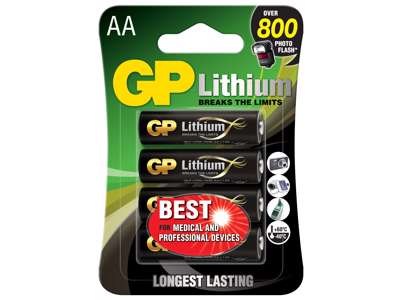 GP lithium AA Batteri | 4-Pak
