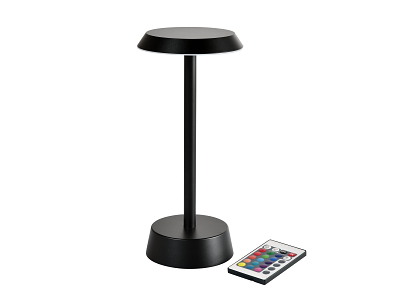 Nour LED Bordlampe Sort 2700K | Pakke med 6 stk. inkl. Ladestationer