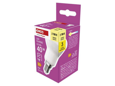 EMOS LED R50 4,2W 2700K 
