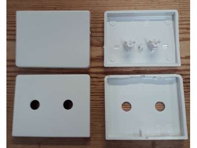 Tangent F/Stikkontakt M/Afb. Hvid