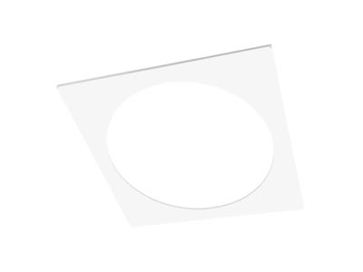 Panel Cirkel ramme  60x60  Hvid RAL 9003