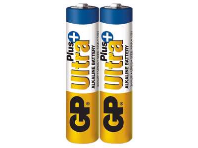 GP Ultra Plus Alkaline AAA Batteri | 2-Pak