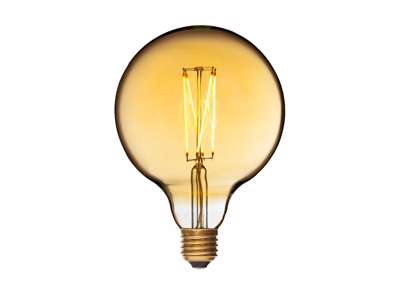 Danlamp Mega Edison Gold LED Globe 4W (30W) E27