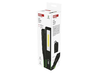EMOS Inspektionslygte 800lm 2000mAh med Krog og Magnet