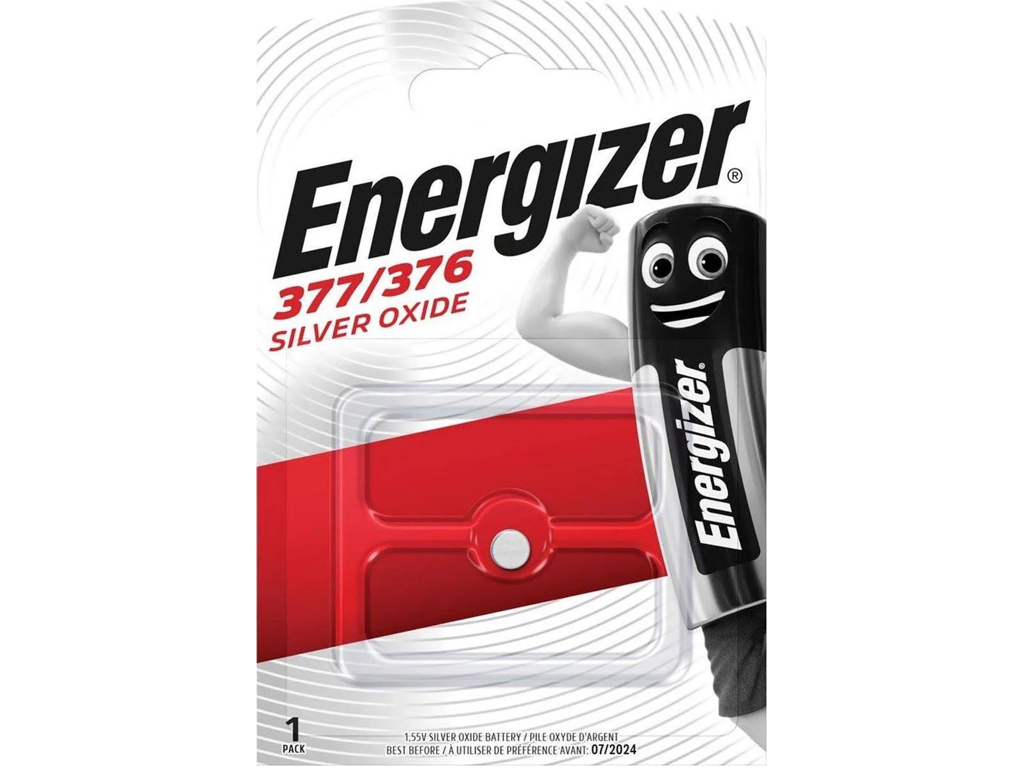 Energizer Sølvoxid 377/376 Batteri | 1-Pak