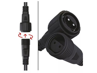 Adapter til Lyskæder 230V M/Timer funktion 6/18timer   (A)