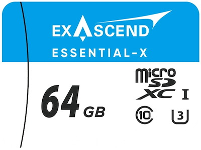 Micro SD UHS-I 64GB, 90MB/s, 40MB/s,