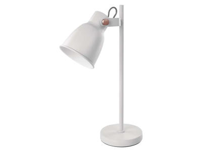 Bordlampe Hvid Metal E27