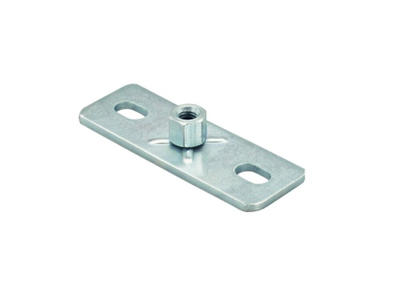 Montageflange Galvaniseret 1/2" 80x30 mm