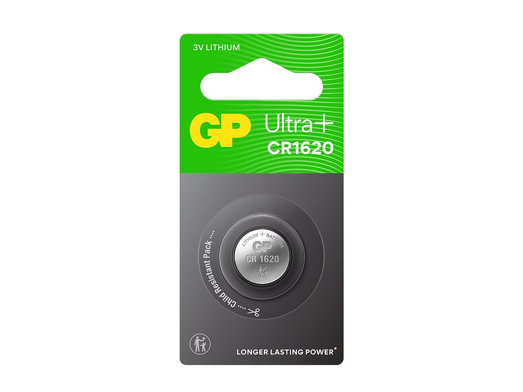 GP Lithium CR1620 Batteri | 1-Pak