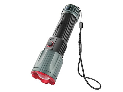 EMOS LED Lommelygte Metal Light Boost IP44 + Powerbank