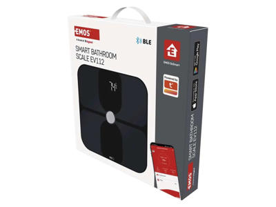 EMOS GoSmart Digital LCD Badevægt m. BMI- og Muskelmassemåling