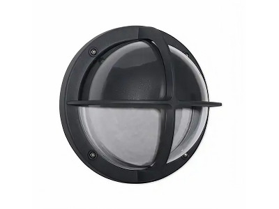 MINI Skotlampe med Halvskærm E14 Koksgrå IP44