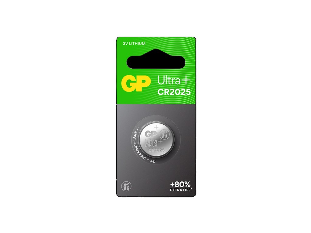 GP Lithium CR2025 Batteri | 1-Pak