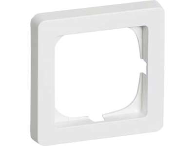 Ramme 63 F/Afbryder Hvid 1 Modul