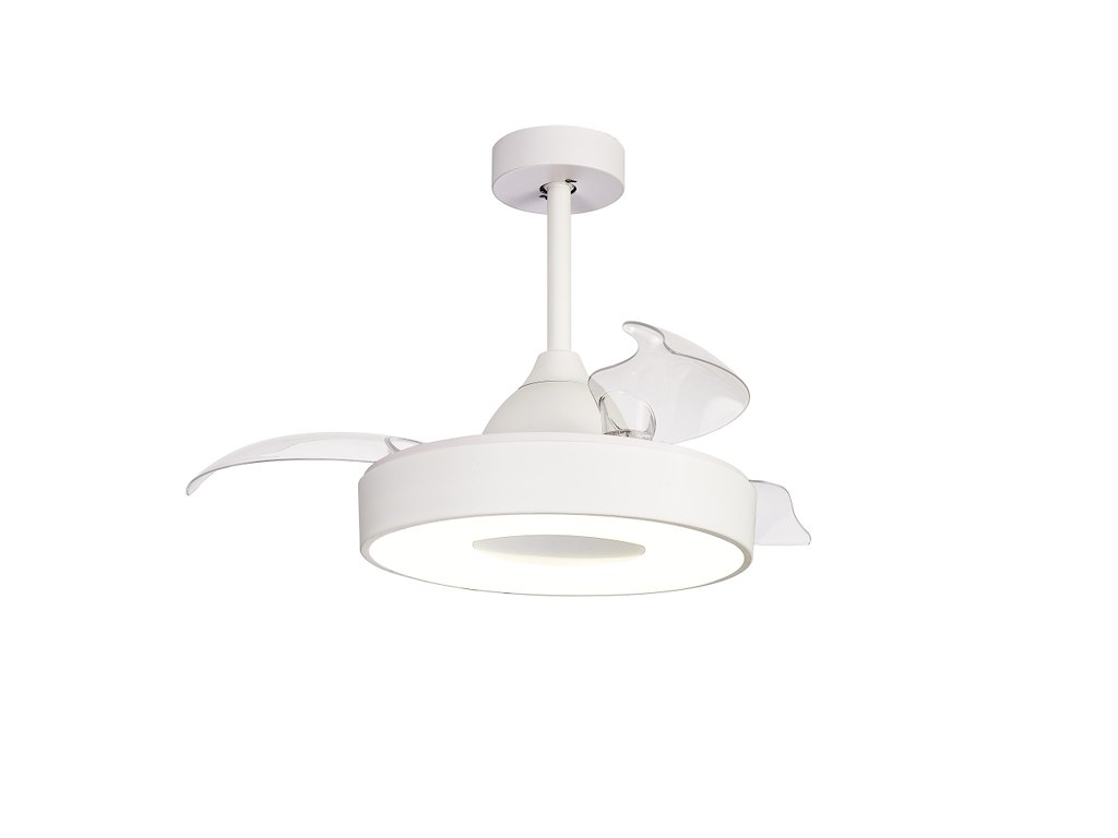 Mantra Coin Fan Loftventilator med LED-Lys Hvid 