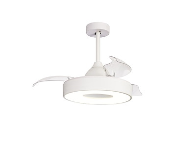Mantra Coin Fan Loftventilator med LED-Lys Hvid 