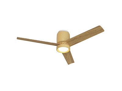 Mantra Ceramica Loftventilator med LED-Lys Beige/Træ
