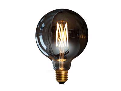 Danlamp Mega Edison LED Globe Smoke 4W (12W) 2000K E27 | Dæmpbar