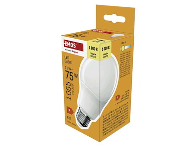 EMOS LED Pære 11W (75W) 3000K E27
