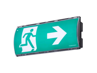 LED Nødudgang/Flugtvejs (Sort) 30m 