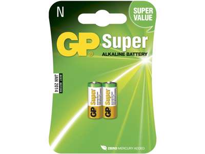 GP Super Alkaline N LR1 Batteri | 2-Pak