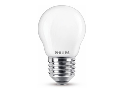 Philips LED Krone 2,2W (25W) E27 Mat 2-PAK