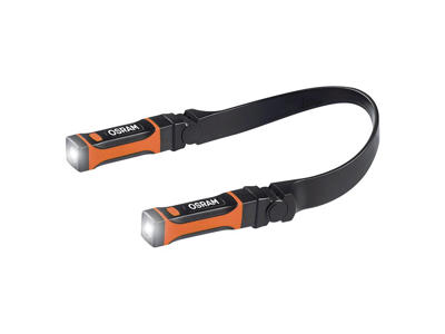 OSRAM LEDinspect WEARABLE Halslygte m. 2 lygter | Genopladelig