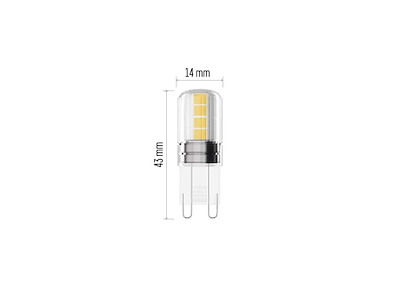 EMOS Classic JC G9 LED-pære 2,5W (32W) 3000K