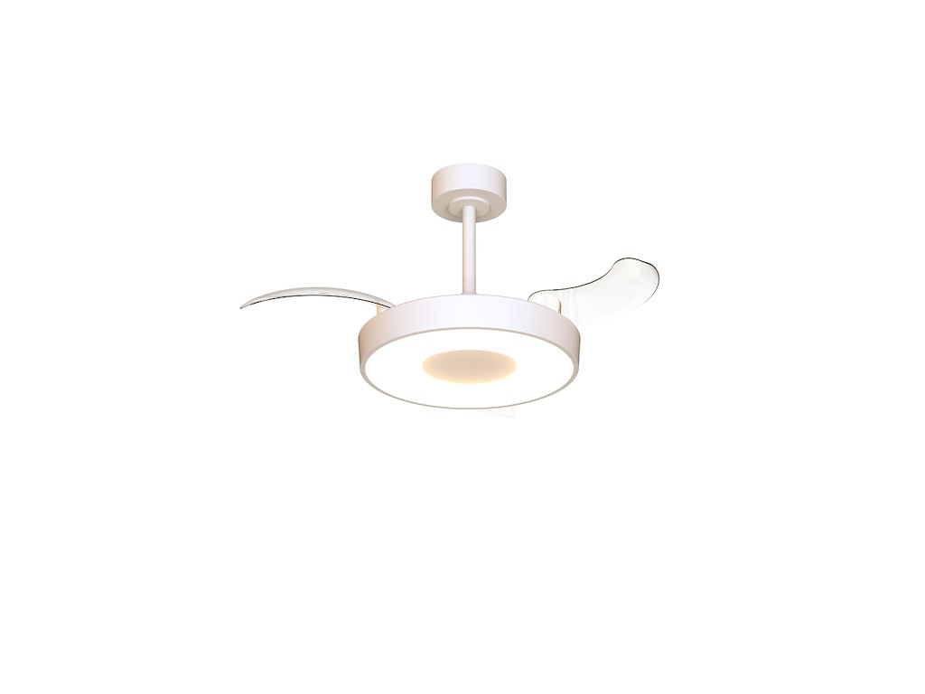 Mantra Coin Fan Mini Smart Loftventilator med LED-Lys Hvid