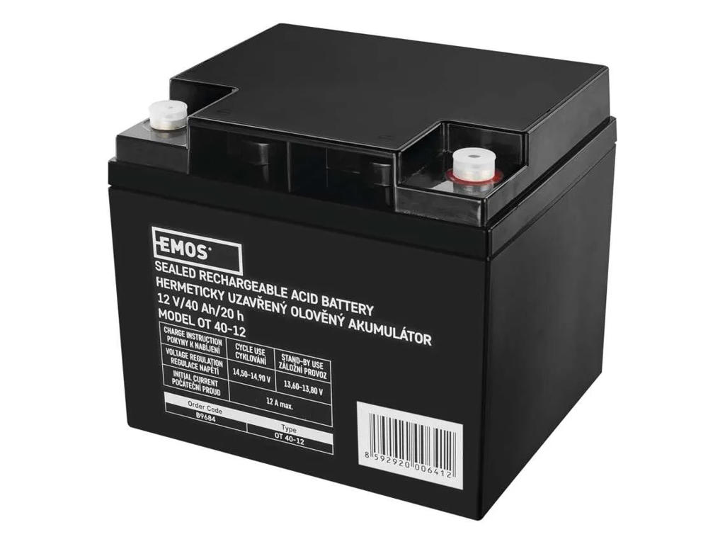 EMOS Blybatteri AGM | 12V | 40Ah