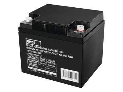 EMOS Blybatteri AGM | 12V | 40Ah