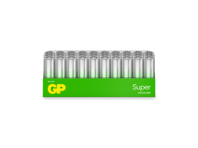 GP Super Alkaline AA Batteri | 40-Pak