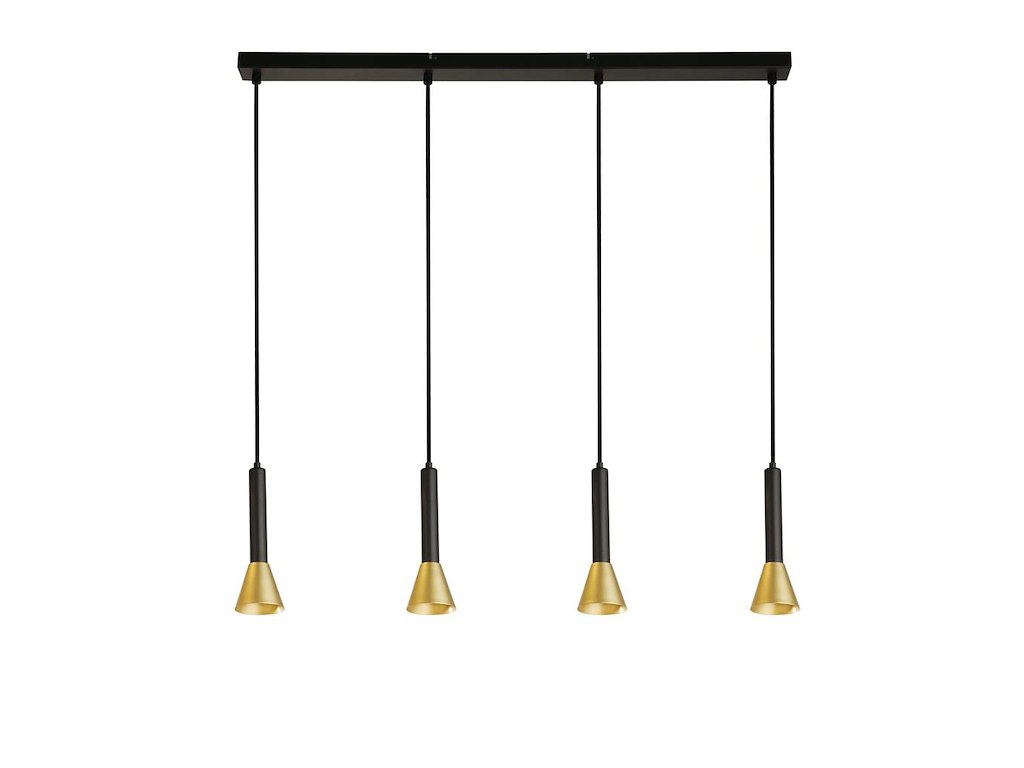 Searchlight Pendel Signal Black & Gold