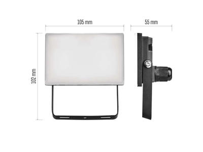 EMOS LED Projektør 10W 4000K IP65 1000 lumen