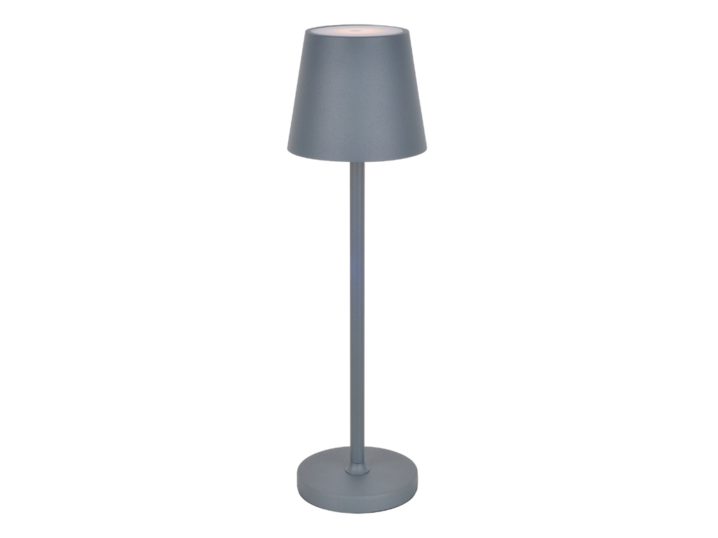 LED Grå Bordlampe 3000K 3W Dæmpbar Genopladelig