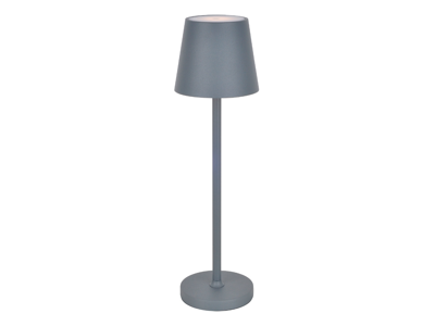 LED Grå Bordlampe 3000K 3W Dæmpbar Genopladelig