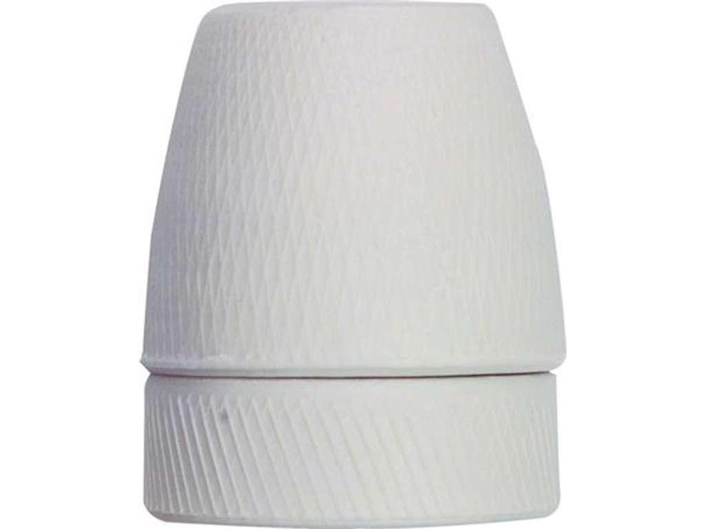 Fatning Porcelæn E27 Hvid