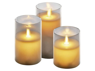 EMOS LED Dekorations lys i glas- 3 pak