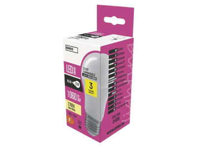 EMOS LED Pære 10,5W (75W) 2700K E27