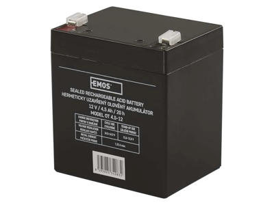 EMOS Blybatteri AGM | 12V | 4,5Ah