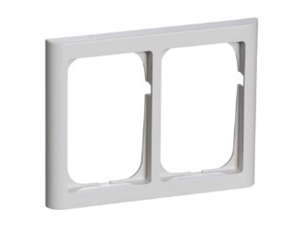 Ramme 63 Softline Grå 2x1½ Modul