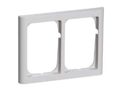 Ramme 63 Softline Grå 2x1½ Modul