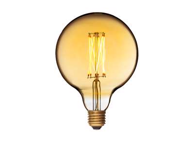 Danlamp Mega Edison LED Globe Gold 4W (60W) 2000K E27 | Dæmpbar