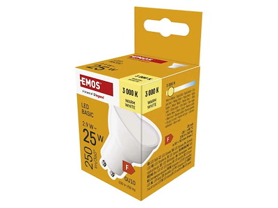 EMOS LED Par16 2,9W (25W) 3000K GU10