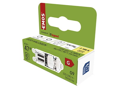 EMOS ECO Halogen Ovnlampe 42W 2700K G9 | Dæmpbar