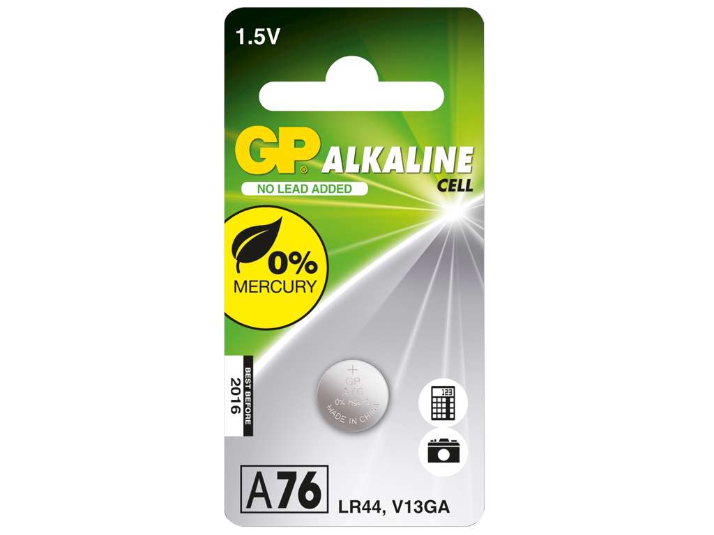 GP Alkaline LR44 Batteri | 1-Pak