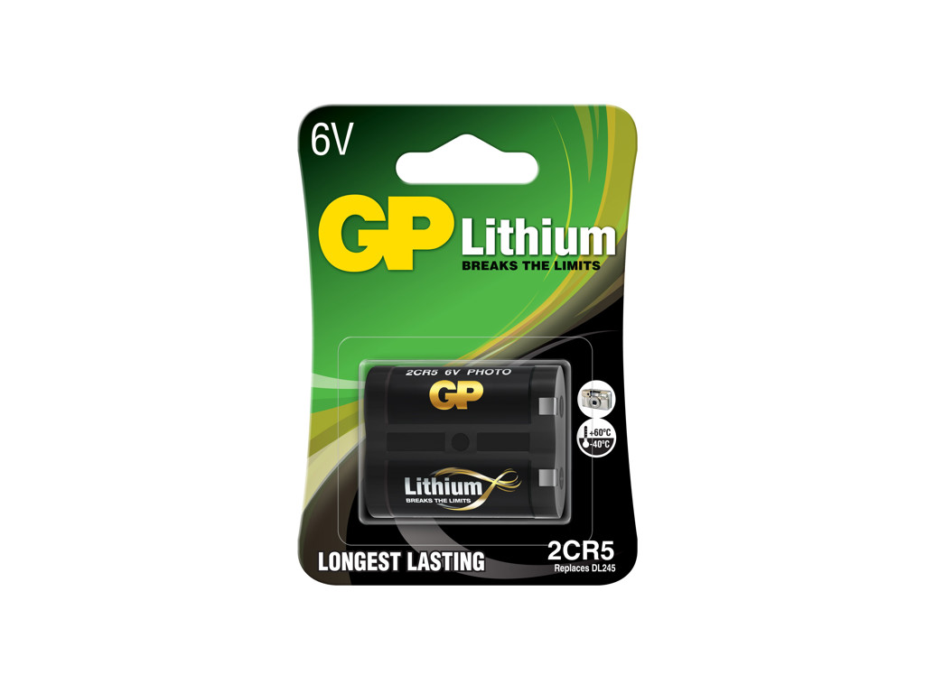 GP Lithium 2CR5 Batteri  | 1-Pak