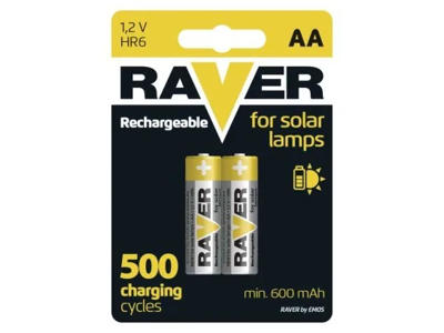 Raver Genopladelige AA Batterier | 2-Pak