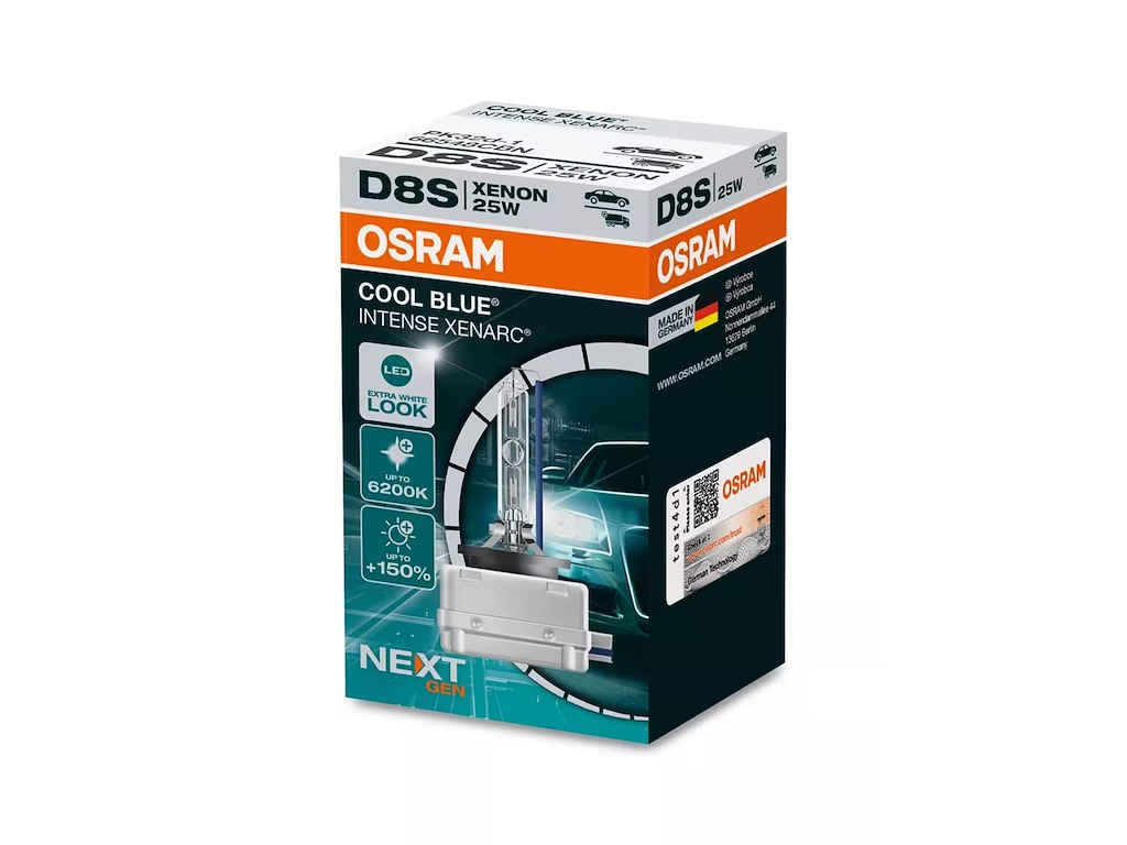 OSRAM XENARC CBI D8S 25W 6200K